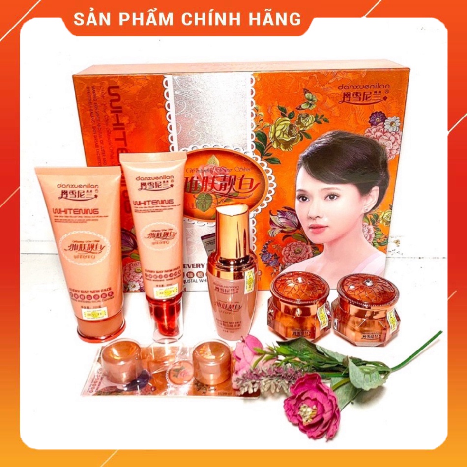 CHÍNH HÃNG -  Bộ Hoàng Cung Cam 5in1 chính hãng tặng 3 mặt nạ và 1 bộ thử.