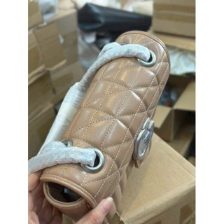 Túi nâu trầm ô  ( size  27- cod da số xịn)