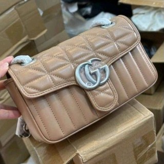 Túi nâu trầm ô  ( size  27- cod da số xịn)