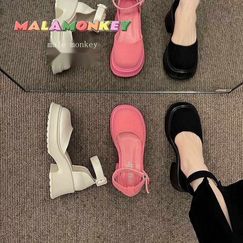 Xăng đan Mary Jane Đế Dày Thời Trang Mùa Hè 2023