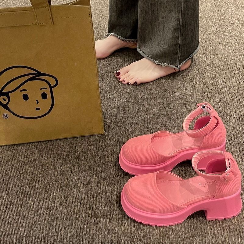 Xăng đan Mary Jane Đế Dày Thời Trang Mùa Hè 2023