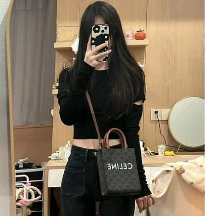 Túi tote da thật  ( size 16)