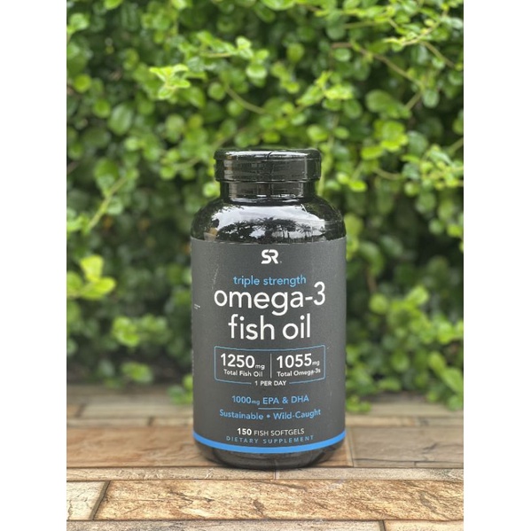 Omega 3 chất lượng cao SR omega 3 fish oil  150 viênDầu cá SR triple strength omega 3 fish
