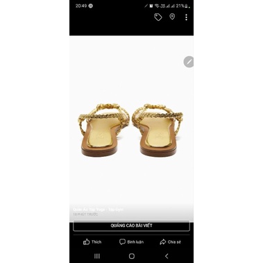 Sandal Zara xuất dư xịn made in Vietnam