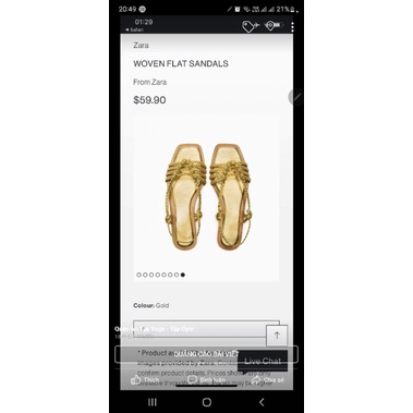 Sandal Zara xuất dư xịn made in Vietnam