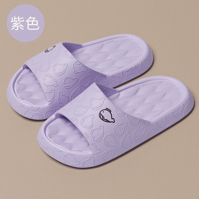 Dép bánh mì gấu dép quai ngang in hình Cá Mập siêu xinh cute shopmen