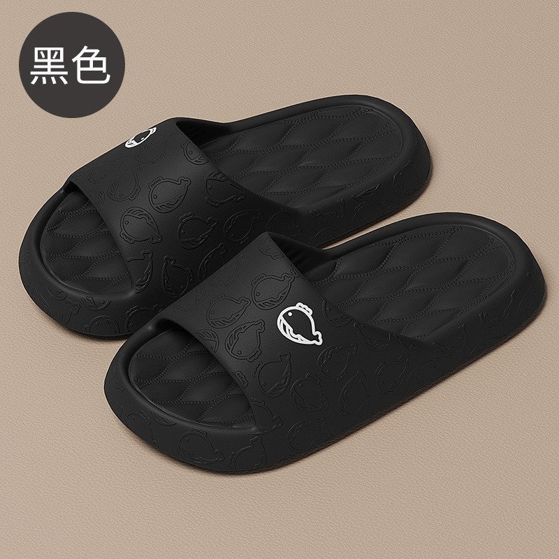 Siêu rẻ Dép bánh mì gấu dép quai ngang in hình Cá Mập siêu xinh cute xả kho thanh lý