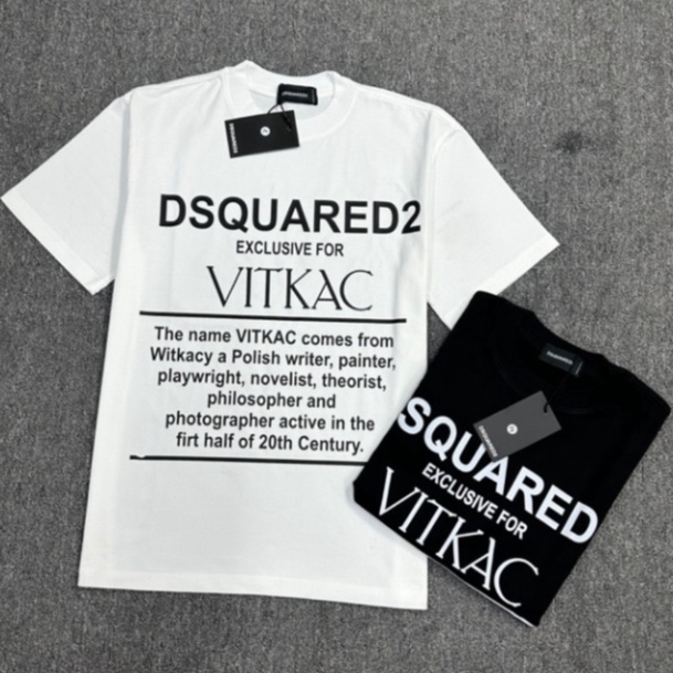 Áo Thun Nam DSQ VIKAC Hình In Nhiệt Cao Vải Cotton Co Dãn 4 Chiều Phù Hợp Cho Nam Và Nữ