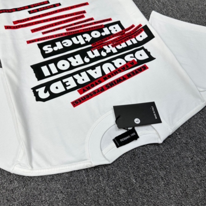 Áo Thun Nam DSQ 103 Hình In Nhiệt Cao Cấp Vải Cotton Co Dãn 4 Chiều Phù Hợp Cho Nam