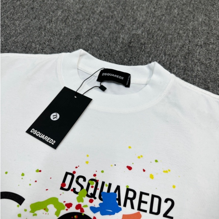 Áo Thun Nam DSQ 090 Hình In Nhiệt Cao Tầng Vải Cotton Co Dãn 4 Chiều Phù Hợp Cho Nam