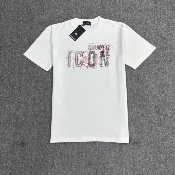 Áo Thun Nam DSQ 069 Hình In Nhiệt Cao Cấp Vải Cotton Co Dãn 4 Chiều Phù Hợp Cho Nam