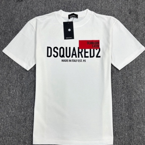 Áo Thun Nam DSQ 95 Hình In Chữ DSQ Cao  Vải cotton Co Dãn 4 Chiều Phù Hợp Cho Nam