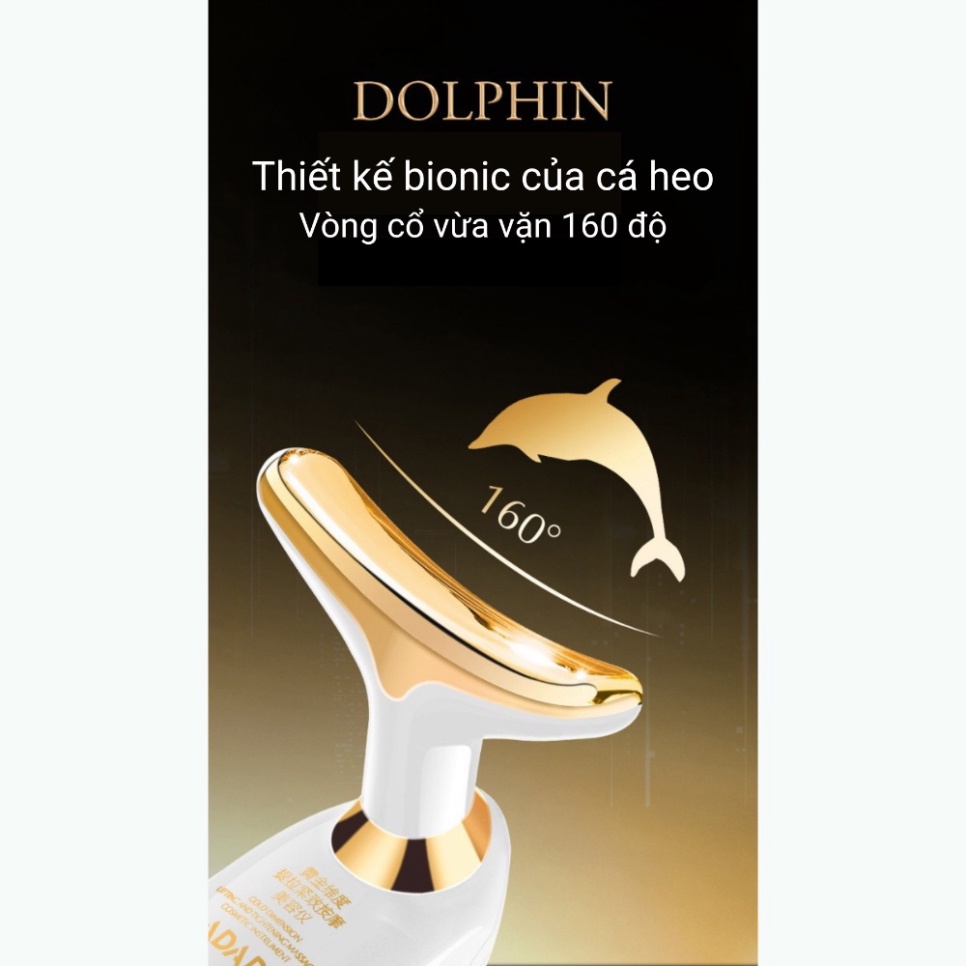 Máy massage mặt ADAD, máy nâng cơ mặt giảm nếp nhăn giúp da săn chắc thon gọn - bảo hành 12 tháng