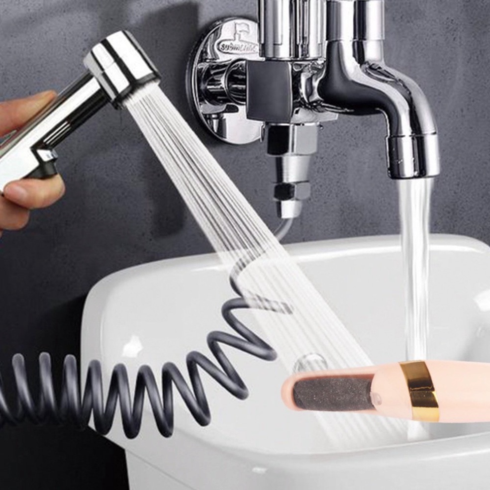 Máy chà gót chân loại bỏ da chết và vết chai, dụng cụ mài gót chân tại nhà 2 đầu mài, pin tích điện