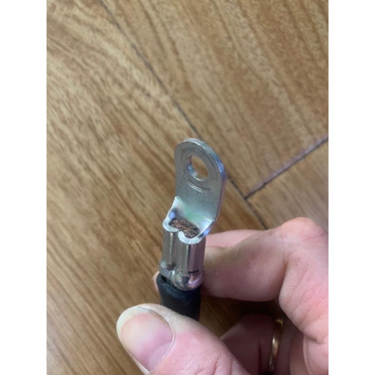 Cáp M50 trong suốt cho máy hàn cell Siêu Tụ + Kẹp Cos hai đầu siêu đẹp.