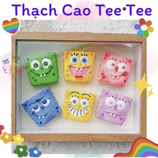 Tượng thạch cao tô màu mini 2D bọt biển cao cấp