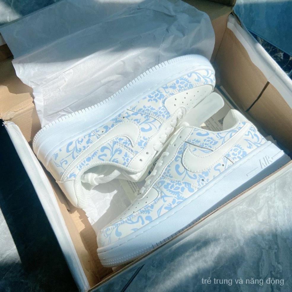 Giày Nike_AF1 LV LOUI VUITION xanh đỏ đen nâu, Giày Air Force 1 Low Louis Vuitton Monogram Brown nam nữ bản mới cực chất