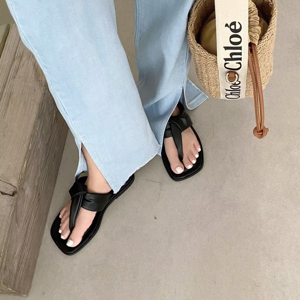 Dép thoải mái flip-flops phẳng