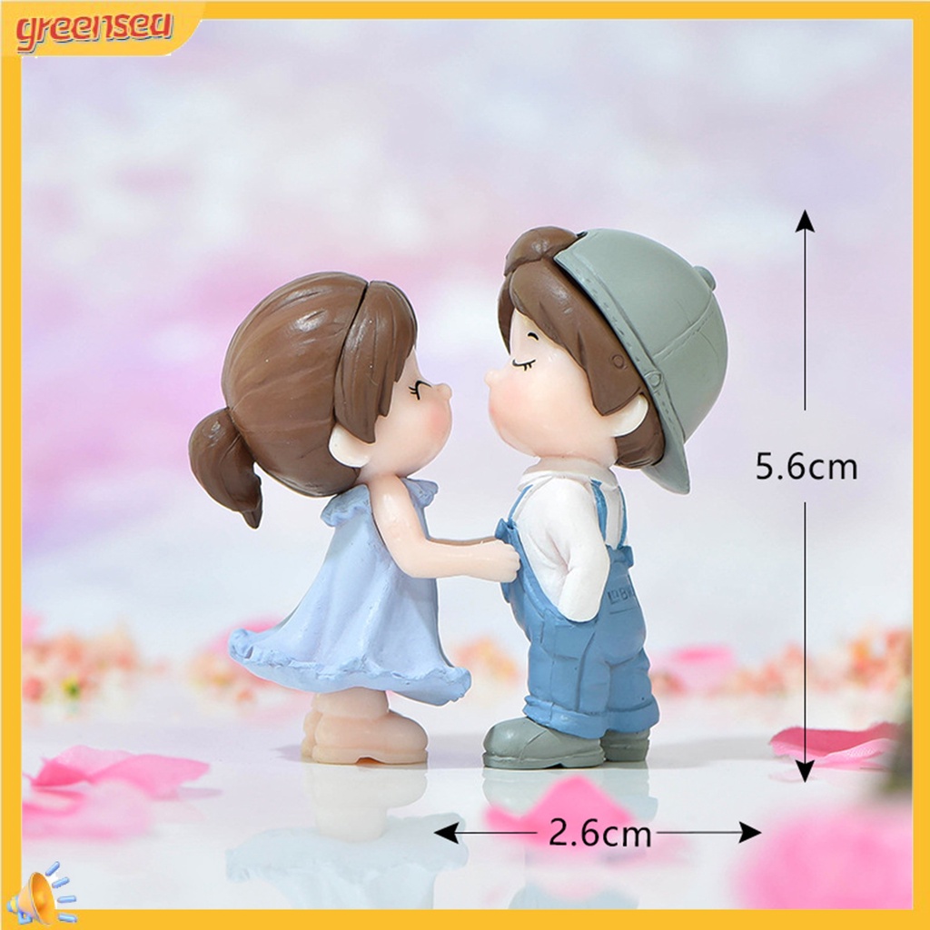 Tượng Hình Cặp Đôi Mini Trang Trí Tiểu Cảnh