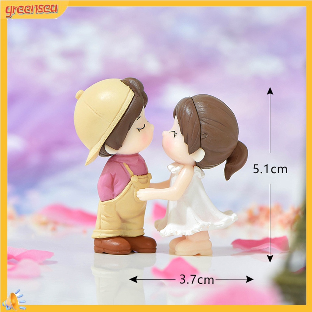 Tượng Hình Cặp Đôi Mini Trang Trí Tiểu Cảnh