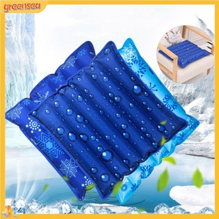 (greensea) Đệm nước làm mát lót ghế ngồi xe hơi in hình bông tuyết/ giọt nước đa năng tiện dụng