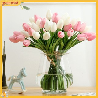 (greensea) Bó hoa tulip giả 6 bông trang trí đẹp mắt đa dụng