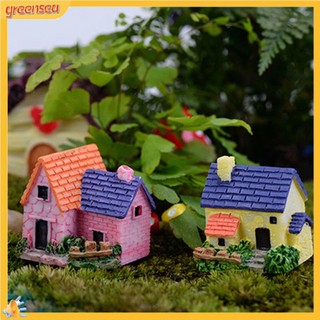 (greensea) Mô hình ngôi nhà xinh xắn trang trí chậu cây/vườn tiểu cảnh