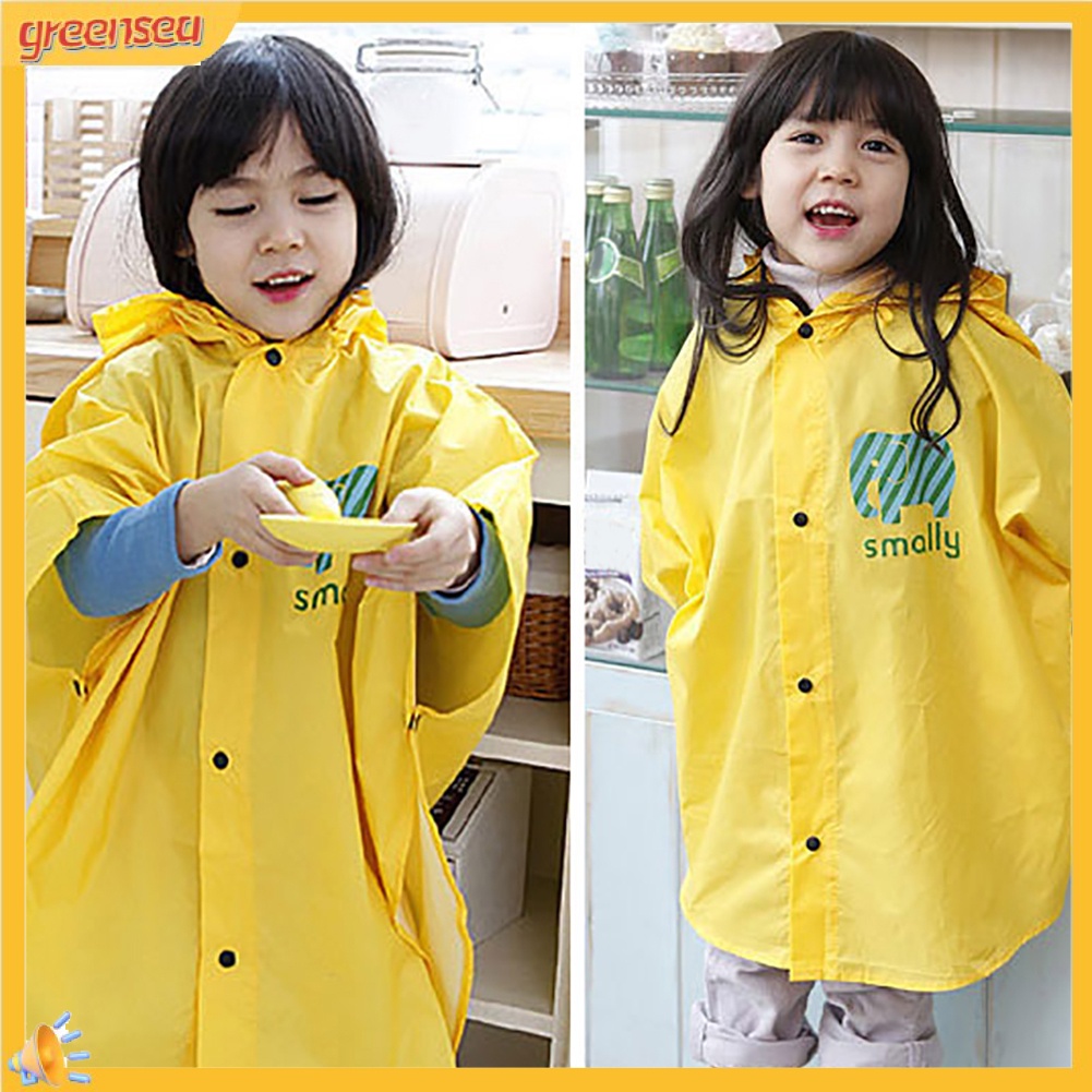 Áo mưa chống thấm nước đáng yêu cho bé 1-8 tuổi
