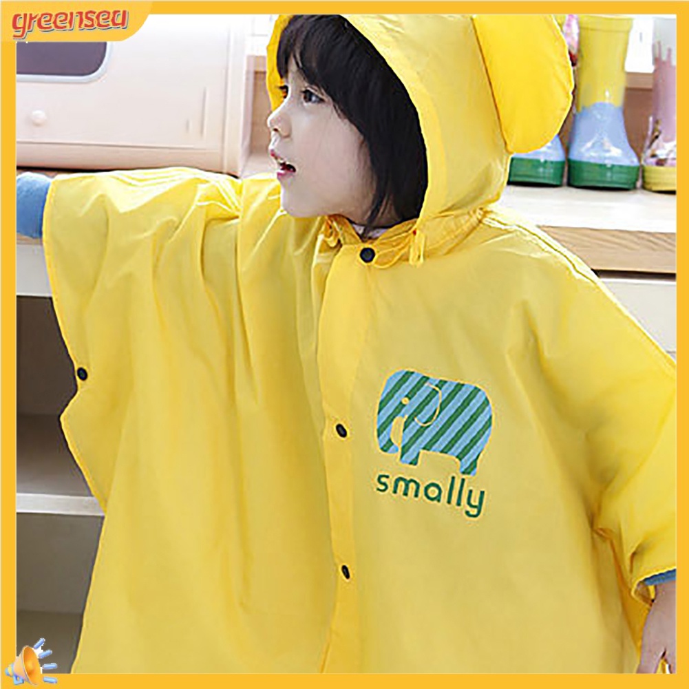 Áo mưa chống thấm nước đáng yêu cho bé 1-8 tuổi