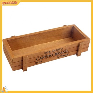 (greensea) Chậu gỗ trồng cây cảnh