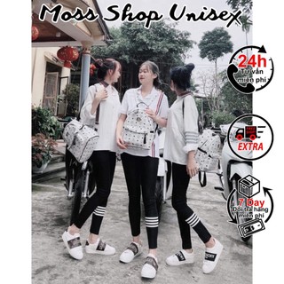 Quần legging thom 4 vạch phối siêu đẹp mossshopunisex