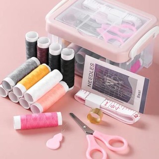 Bộ kim chỉ, kim chỉ may vá, hộp kim chỉ đa năng, bộ kim chỉ may vá mini, tiện lợi & đa năng