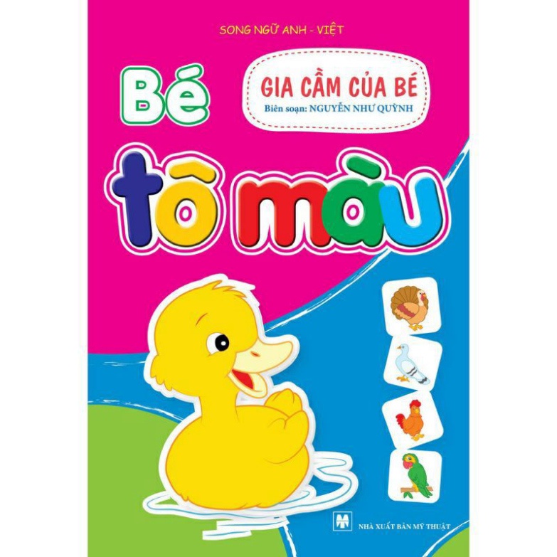 Sách - Bộ 20 Cuốn Tô Màu , Tô Hình Cho Bé HM BOOK