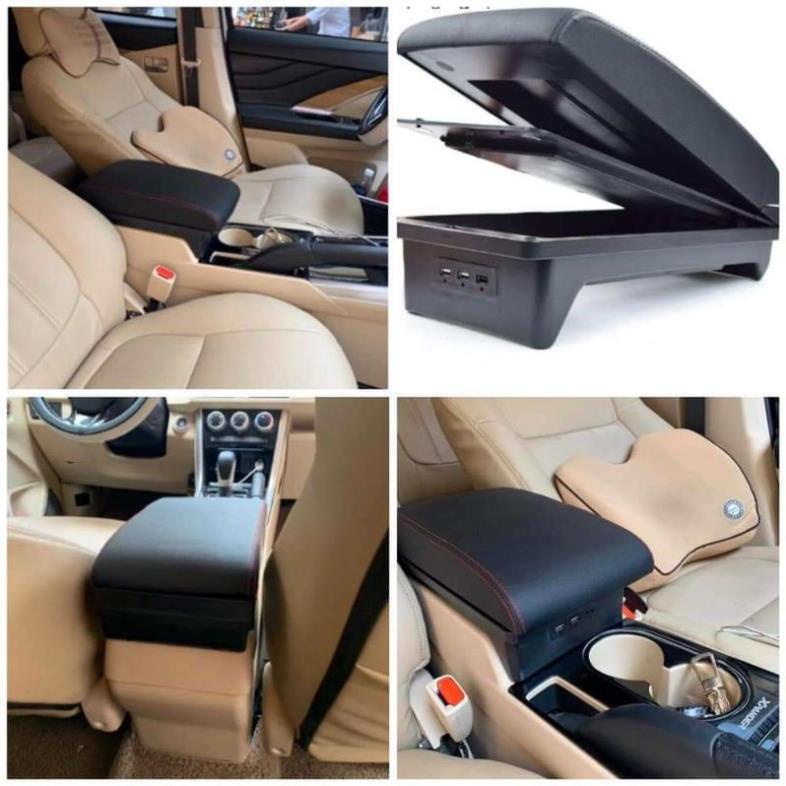 BỆ TỲ TAY THEO XE MITSUBISHI XPANDER TÍCH HỢP CỔNG SẠC USB TIỆN LỢI