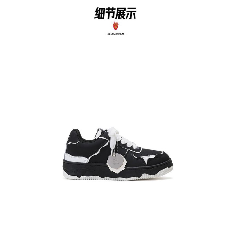 Giày Thể Thao Đế Dày Màu Tương Phản Phong Cách Đường Phố Mới Cho Cặp Đôi