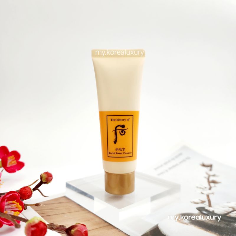 Sữa rửa mặt hoàng cung Whoo Vàng/Trắng/Đỏ/Hồng mini size 40ml