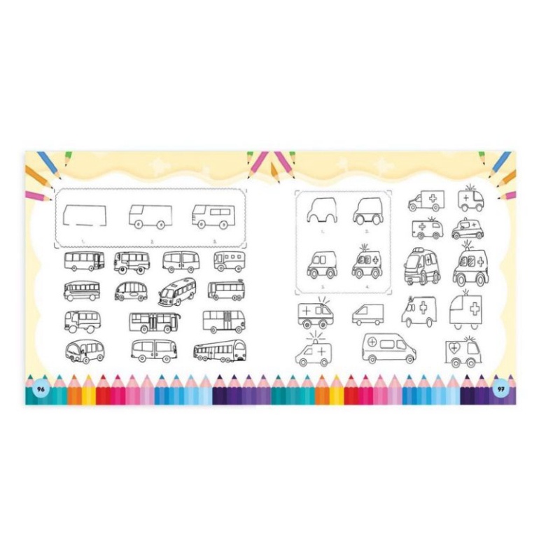 Sách - Bé Tô Màu 9999 - Tô Màu Sáng Tạo 2-6 Tuổi HM BOOK