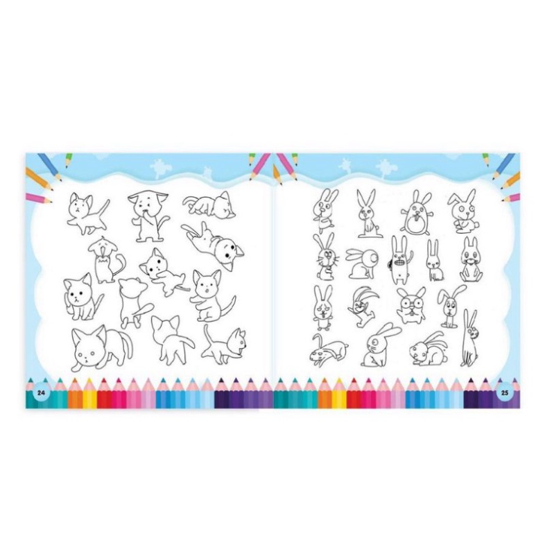 Sách - Bé Tô Màu 9999 - Tô Màu Sáng Tạo 2-6 Tuổi HM BOOK