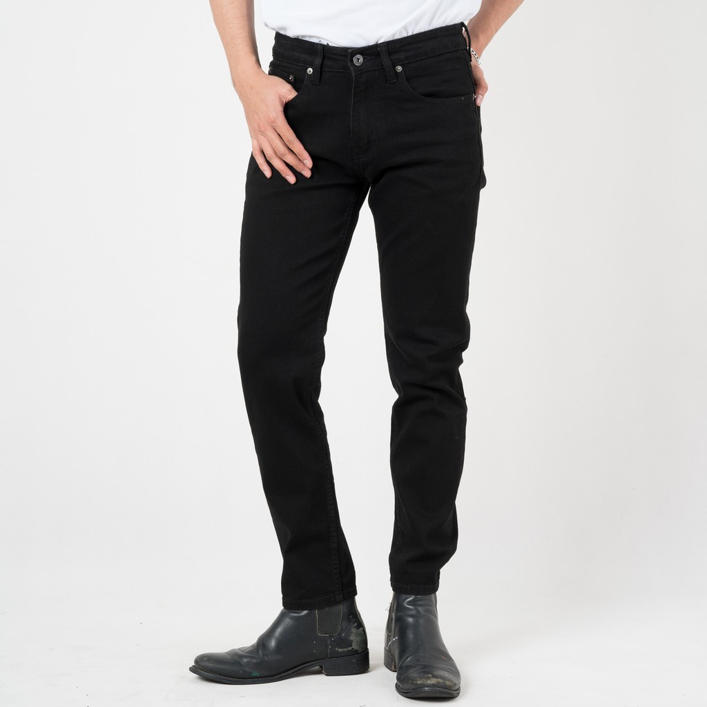 Quần Jean nam Kenta đen slimfit cơ bản QJD0053