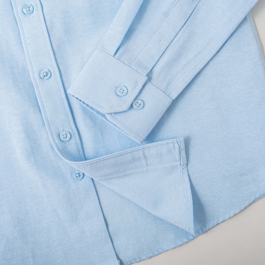 Sơ Mi Vải Oxford Cổ Trụ KENTA SMD0095