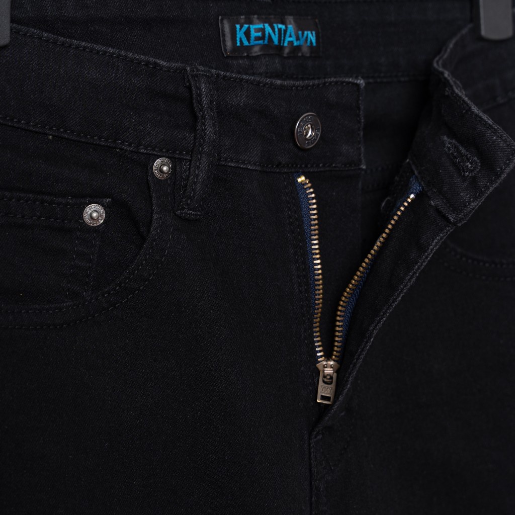 Quần Jean nam Kenta đen slimfit cơ bản QJD0053