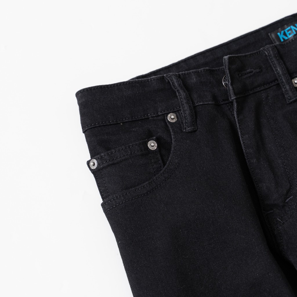 Quần Jean nam Kenta đen slimfit cơ bản QJD0053
