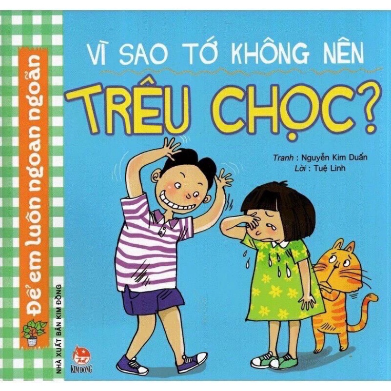 Sách - Vì Sao Tớ Không Nên - Để Em Luôn Ngoan Ngoãn - Phần 1  HM BOOK