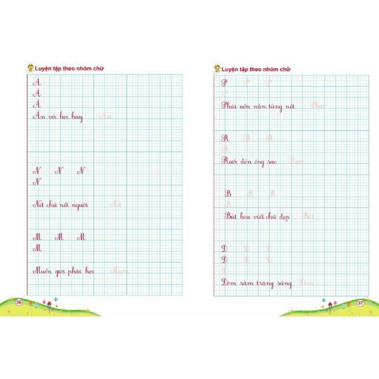 Sách - Tập Viết Chữ Hoa Cỡ Nhỏ Theo Nhóm HM BOOK