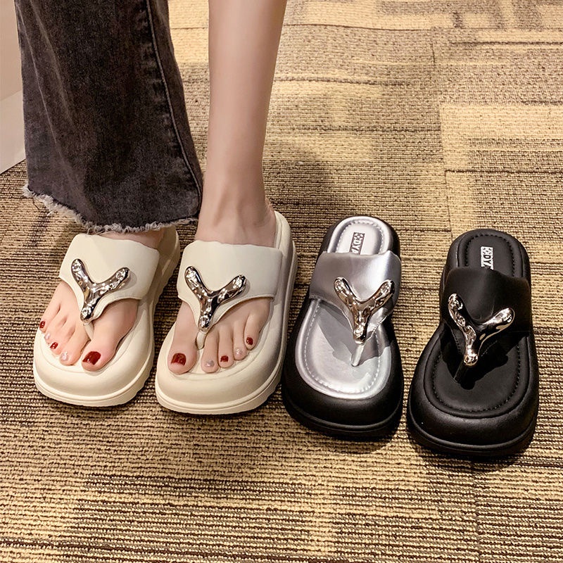 Dép Xỏ Ngón Đế Dày Thời Trang Dành Cho Nữ