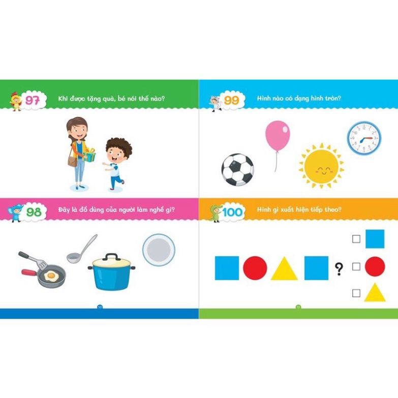 Sách - 101 Câu Hỏi Đáp Rèn Trí Thông Minh - Mẹ Hỏi Bé Trả Lời Cho Bé 3-6 Tuổi HM BOOK