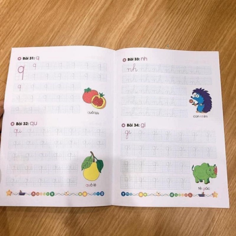 Sách - Bộ hành trang cho bé vào lớp 1 tập tô tập viết chữ, số - 10 quyển kèm bút chì và tẩy HM BOOK