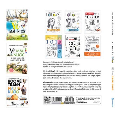 Sách Bí Quyết Hội Họa - Ký Họa Chân Dung - VLG