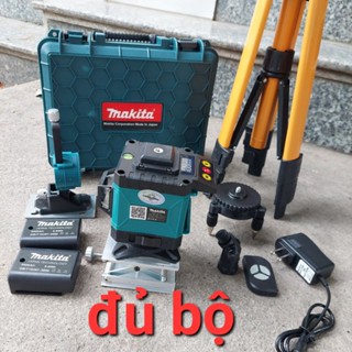 Máy cân bằng laser bắn cốt MAKITA 12 tia xanh - máy laze đế nhôm