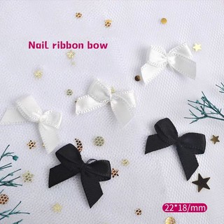 Charm nơ lụa-charm nơ vải nail gắn trang trí móng tay